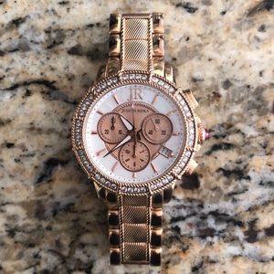 Authentic Judith Ripka Rose Gold Swiss Watch